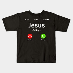 jesus calling Kids T-Shirt